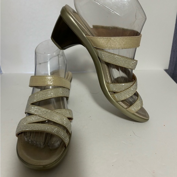Naot Sandals Women's Size Us 8 - Silver Brown Strappy Casual - Picture 3 of 7